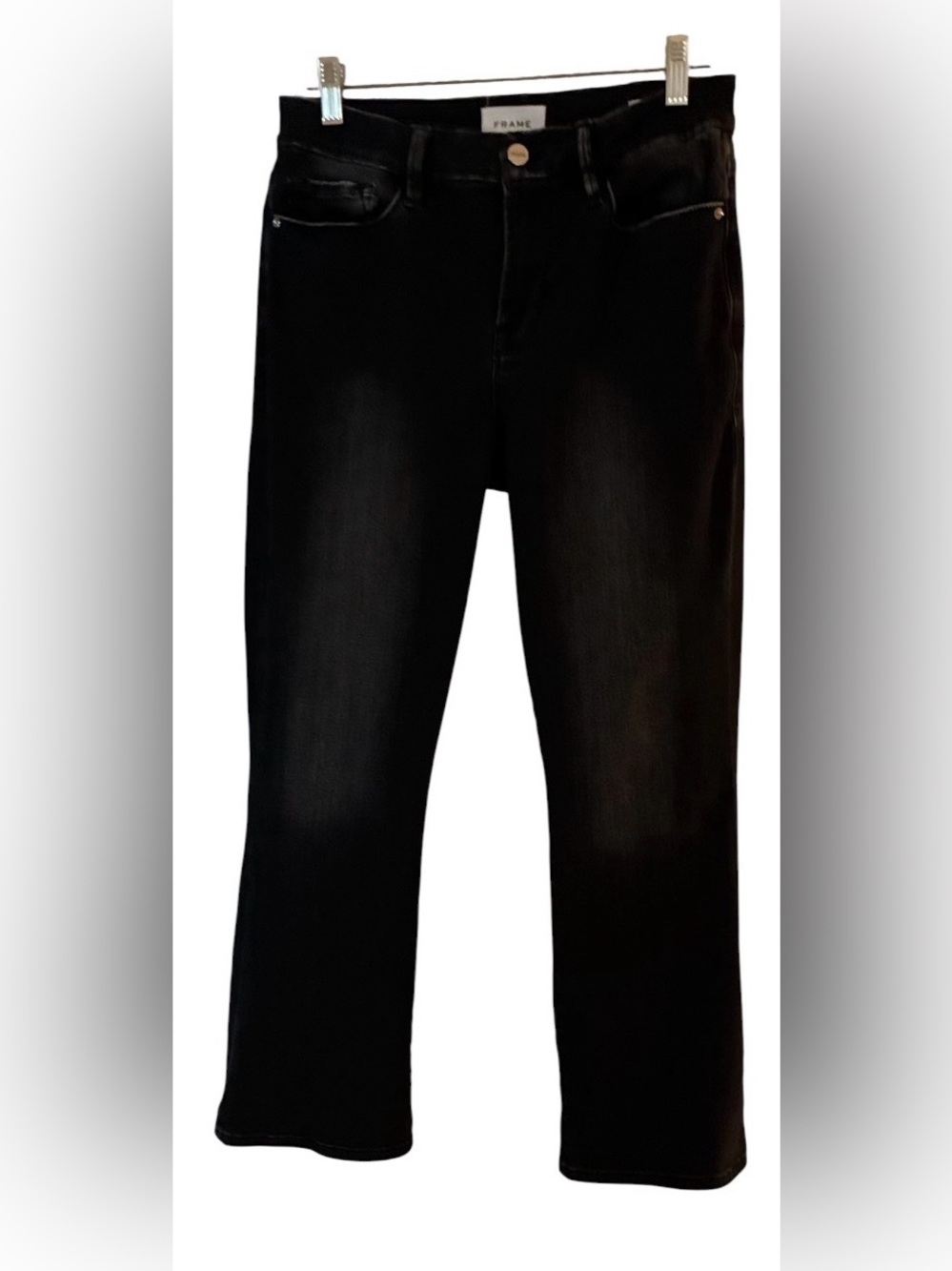 Frame Black Women's Le Crop Mini Boot Jeans Sz 29